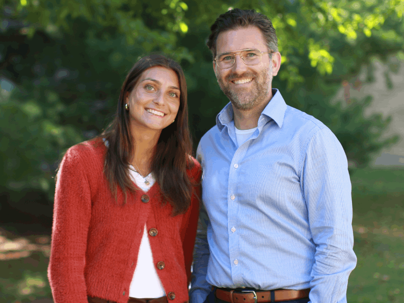 Photo of Leah Goffredo and Garrett Lech