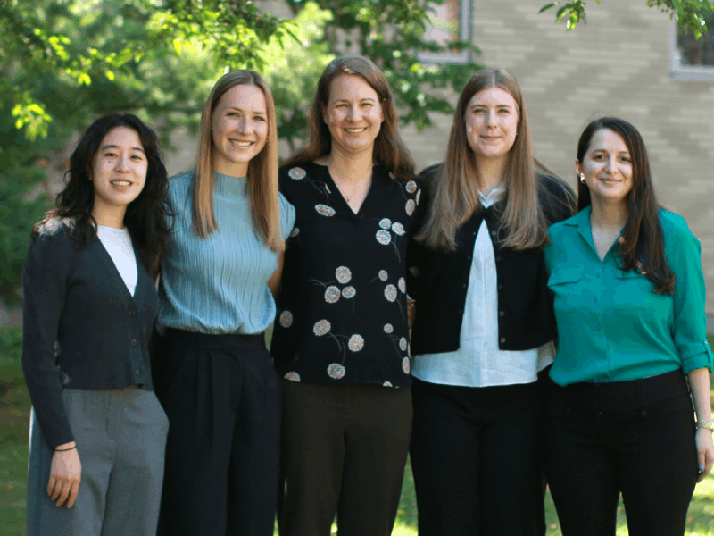 Group shot of the Pharmacy Residents with Gail Sanchez