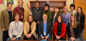 Group shot of staff from the Family Studies Lab