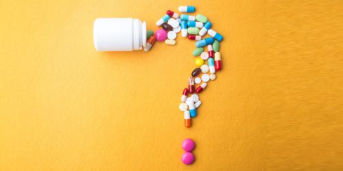 Question Mark with Pills