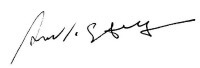 The signature of CEO Assad Sayah, MD