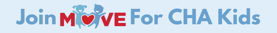 How to join graphic with the Move for CHA Kids logo 