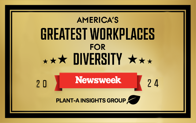 Newsweek Diversity Award winner banner - 2024