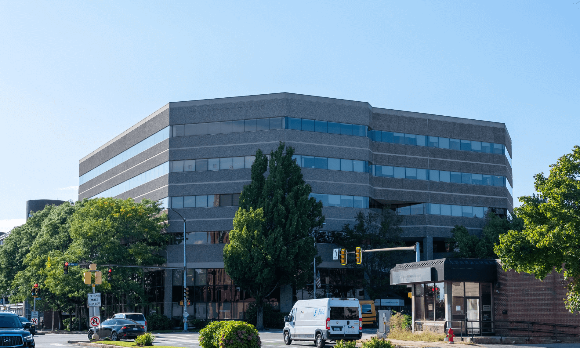 The Commerce Place building in Malden