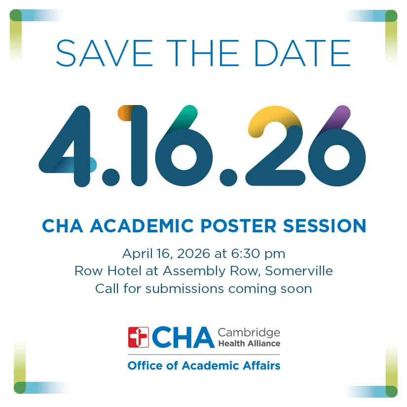 Save the Date - April 16, 2026 Our Next Poster Session