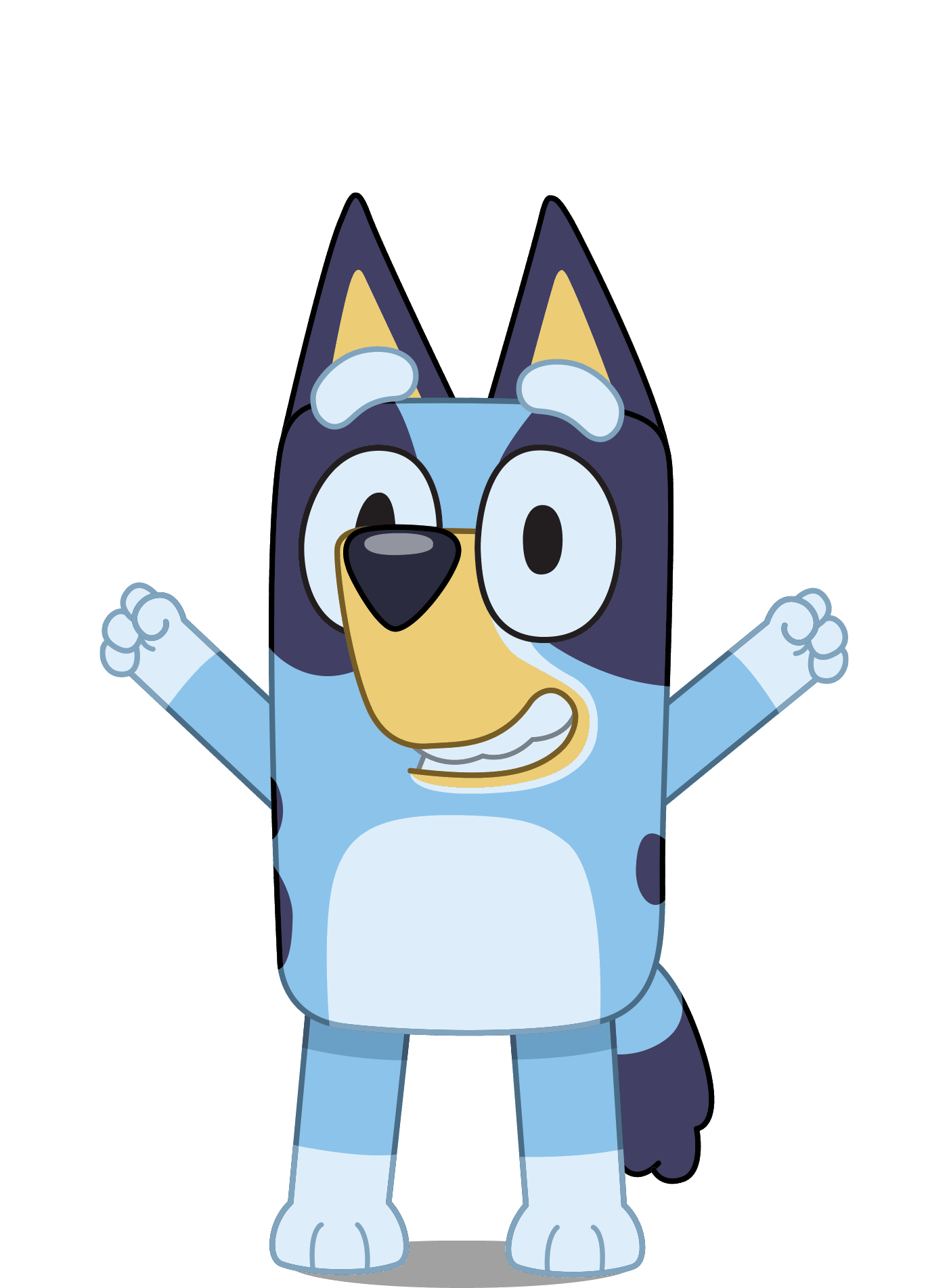 Beloved children's television show character, Bluey