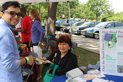 Outreach workers who are part of the Volunteer Health Advisor program