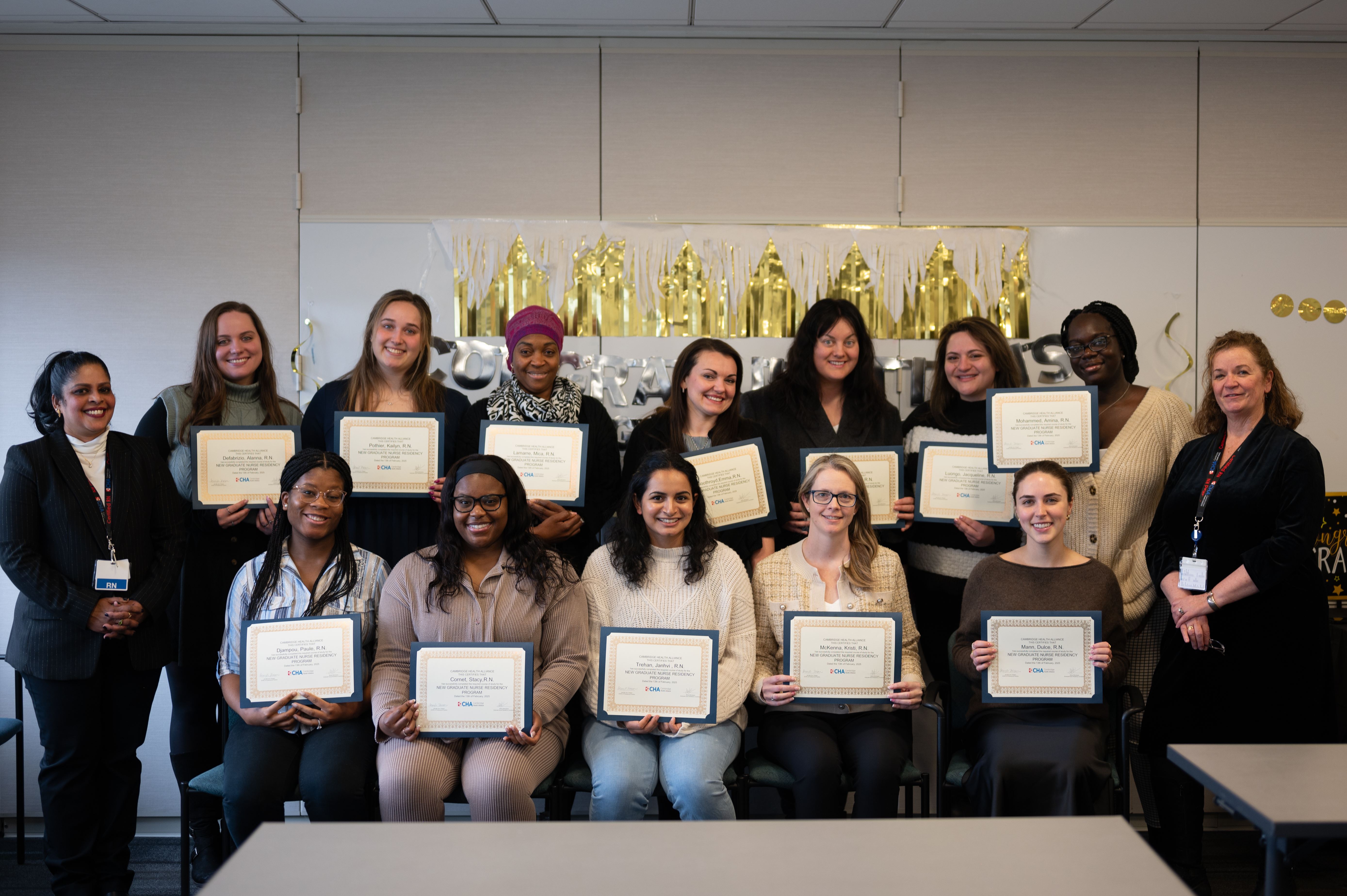 Group photo of the Nursing program graduates of Spring 2025