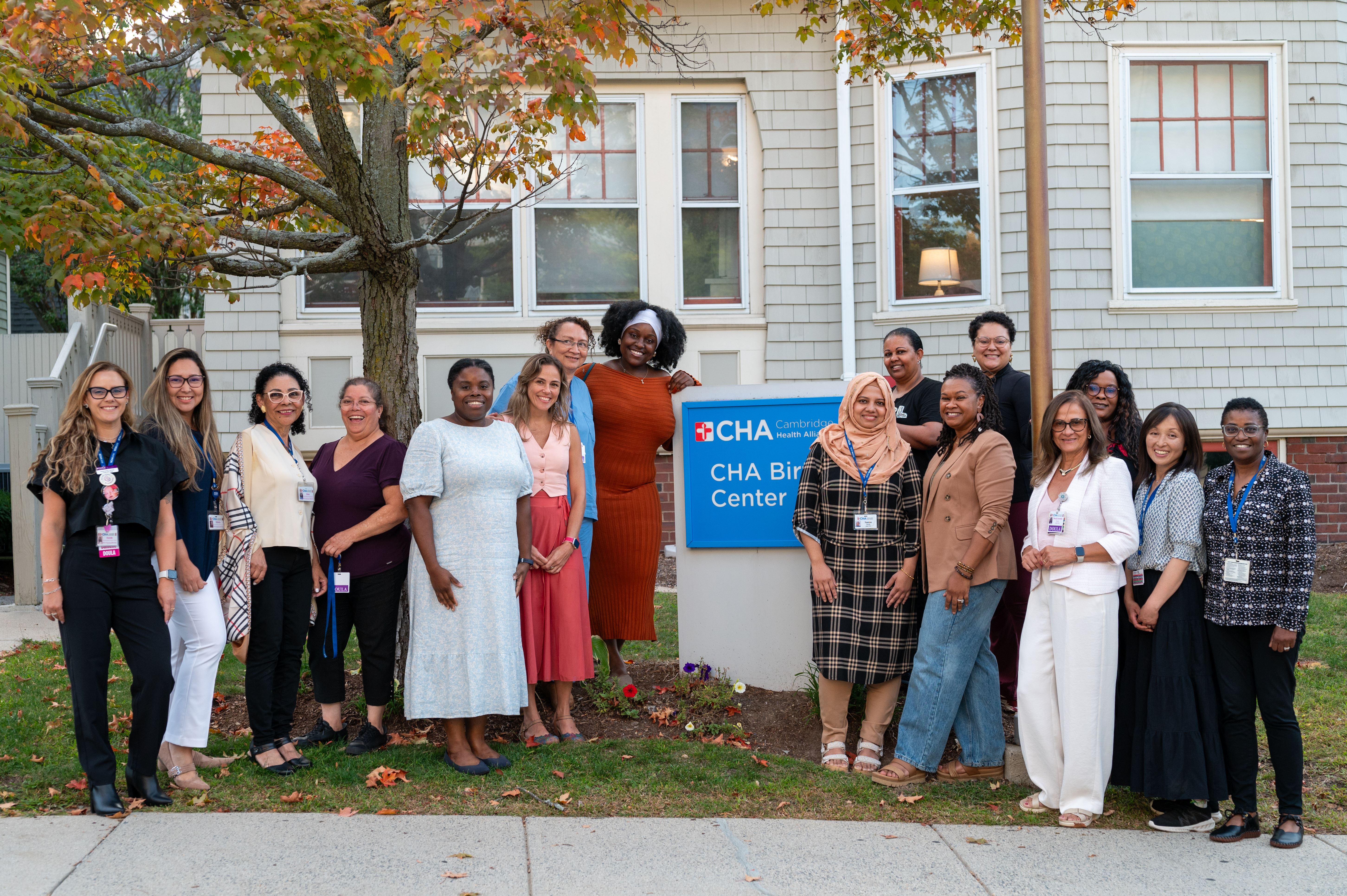 Group photo of CHA Doulas, fall 2025