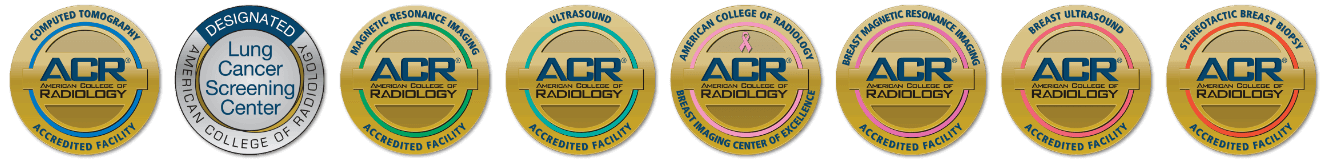 American College of Radiology Accreditation Seals